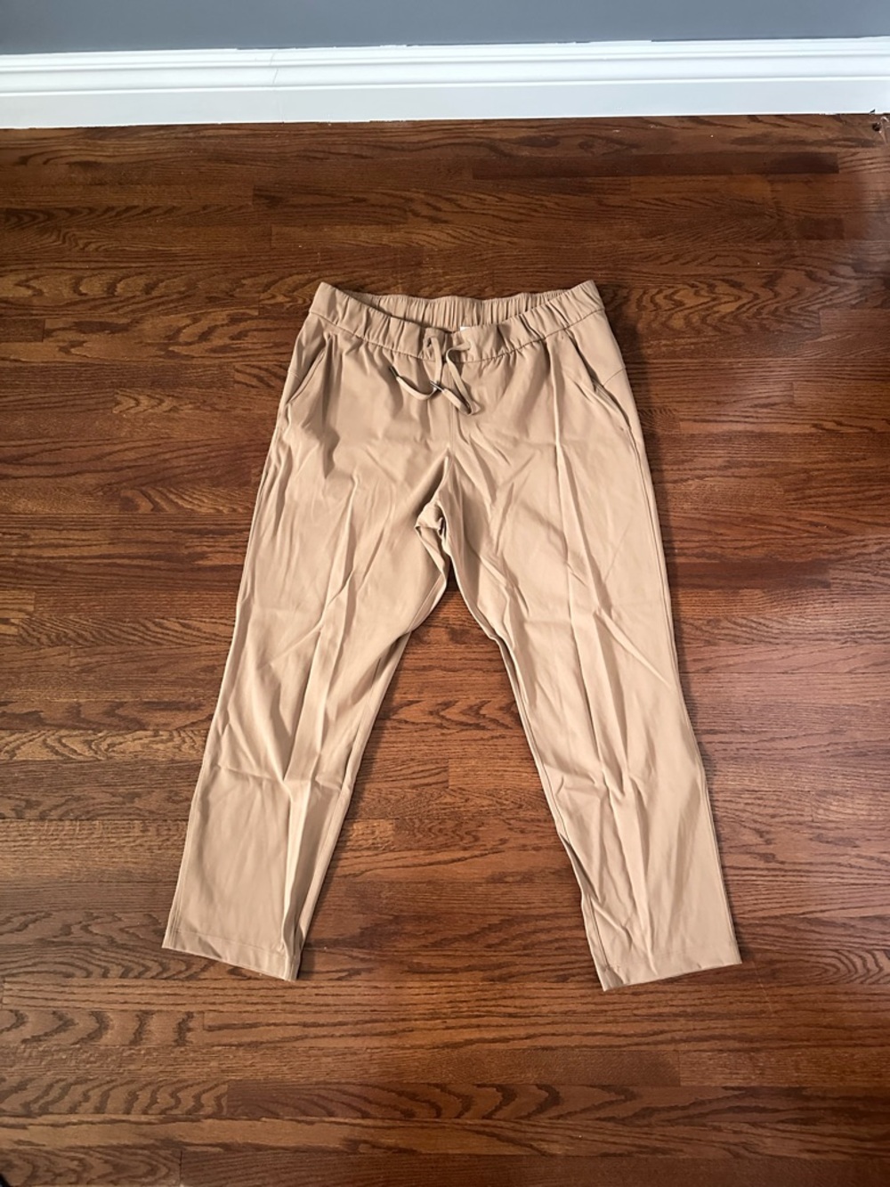 Lululemon “On the Fly” Pants – Size 12 – Khaki (Discontinued Style)